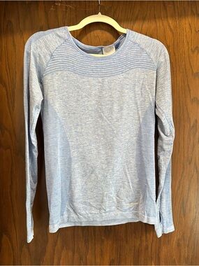 Nike Light Blue Long Sleeve Athletic Top